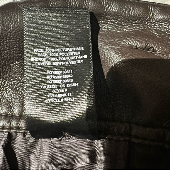 Wilfred high waist belted straight leg leather vegan pants excellent condition - Picture 14 of 14